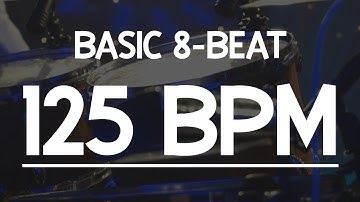 125 BPM Drum Loop Track - Simple 8 Beat 드럼 루프 기본 8비트
