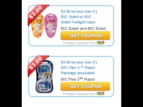 PRINT NOW!!!  New Bic $3/1 Coupons!!!