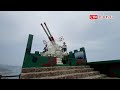 東引三山據點40雙管防空砲修復 遊客開心：真的可以轉