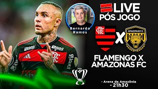 Pós-jogo de Flamengo x Amazonas, pela Copa do Brasil