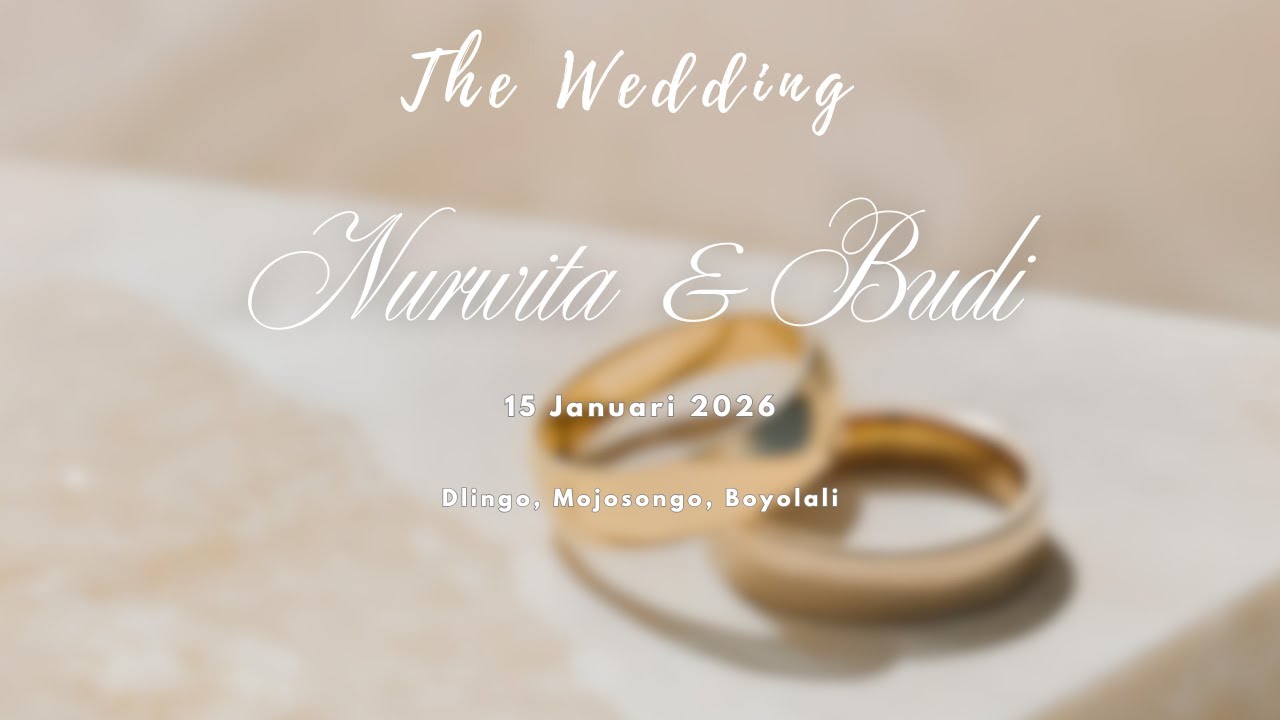 LIVE : PERNIKAHAN " UMI NURWITA CAHYANING JATI & BUDI PURWANTO " 15 Januari 2026, Dlingo, Mojosongo