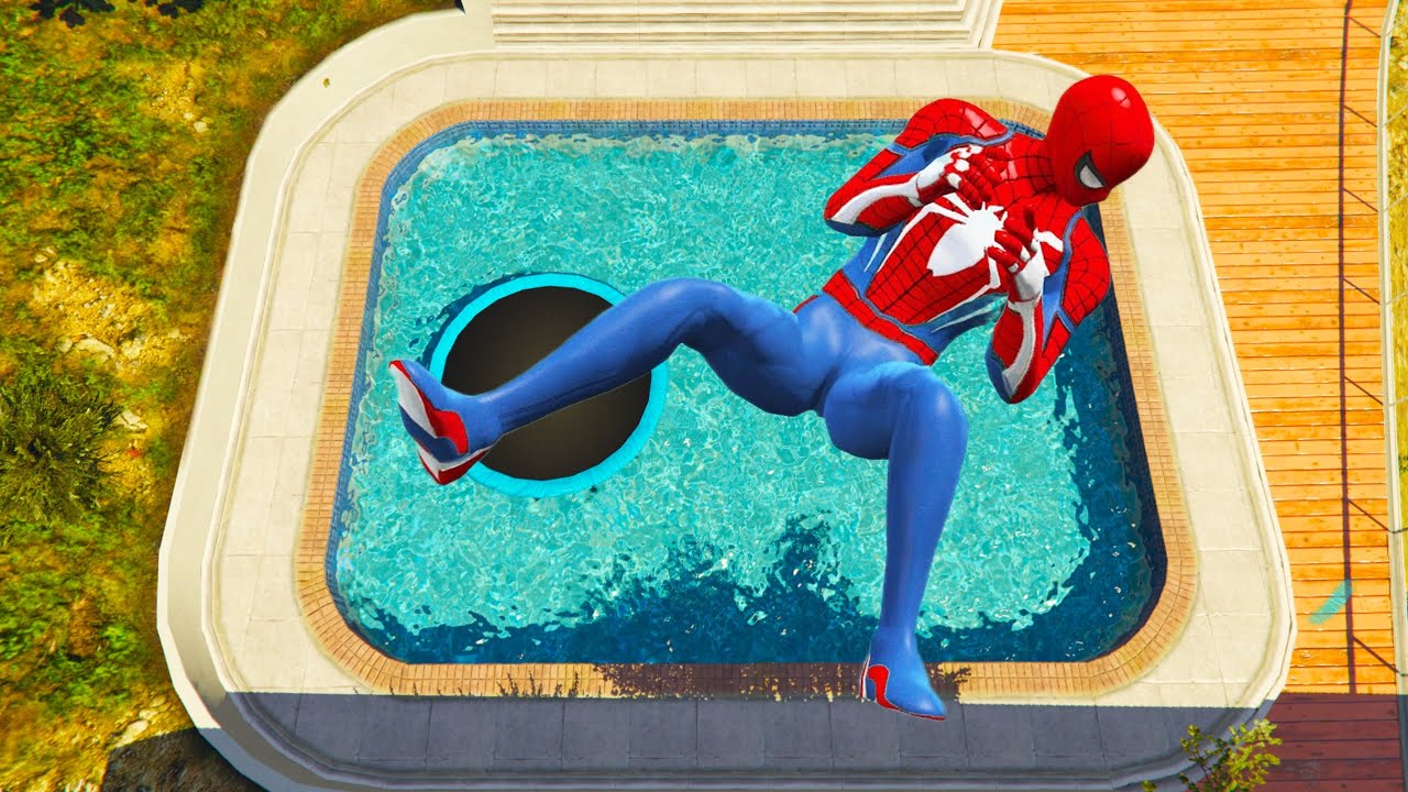 GTA 5 Epic Ragdolls Spiderman 4K Compilation With GTA PLUMBER (Funny Moments)