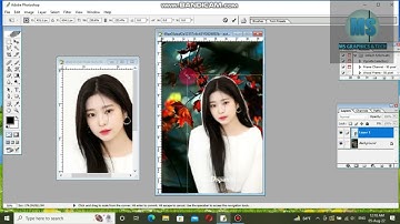 How To Joint Picture Editing Remove Background Photoshop CS software part -12