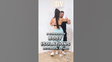 Tutorial: Body isolations in bachata at 3 levels #tutorial #dance #bachata #dimayvictoria