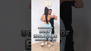 Tutorial: Body isolations in bachata at 3 levels #tutorial #dance #bachata #dimayvictoria