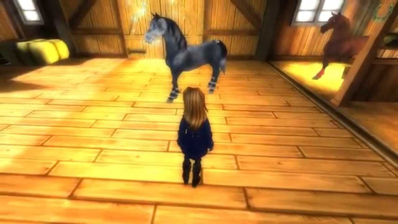my new horsesstar stable online YouTube