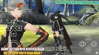 Keren ! Coba Game Black Rock Shooter Setting Grafik 10X PSP Lebih HD !