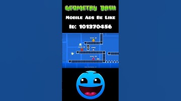 Mobile Ads Be Like in Geometry Dash 😂 #geometrydash #trending #robtop #feedshorts #fyp