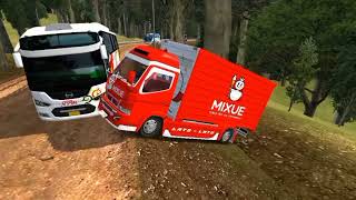 Main Bussid Truk canter Box Mixue Oleng Blusukan Main Bussid Truk canter Box Mixue Oleng Blusukan