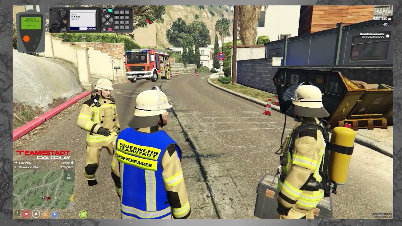 Teamstadt Roleplay | Gasaustritt + Alarmfahrt | Feuerwehr Teamstadt