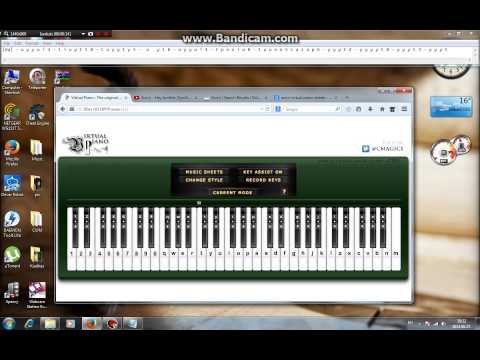 Virtual Piano All Of Me - happy birthday song roblox piano