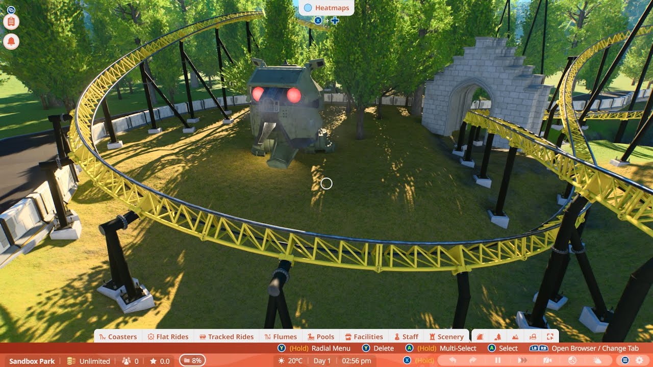 Ep1 of my new Planco 2 park #themepark #planetcoaster2 #viral #mackrides 