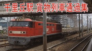 【走行動画】千里丘駅 EF210とEF510の貨物列車