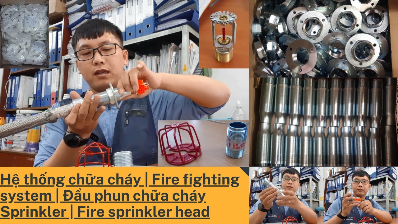 Hệ thống chữa cháy | Fire fighting system | Đầu phun... - youtube