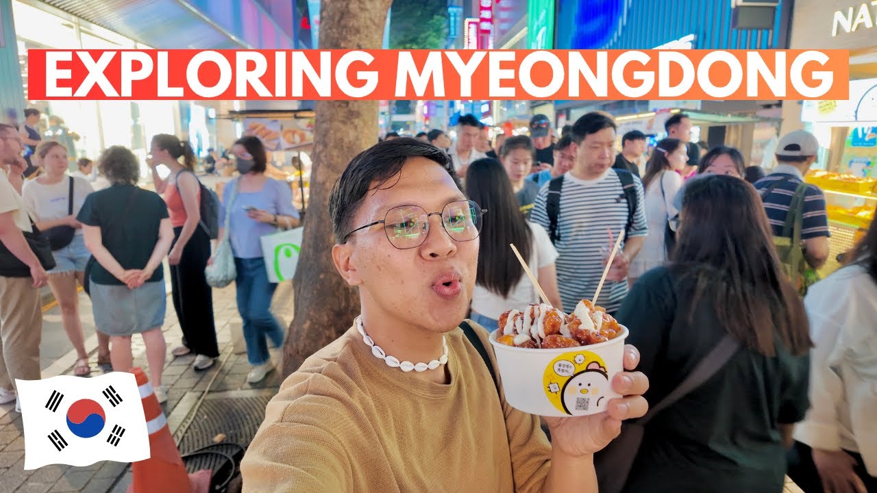 Exploring the Famous Myeongdong | Streetfood & Shopping Capital