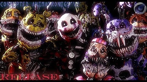 [C4D/FNaF] Corrupted Animatronics v2 Pack Download