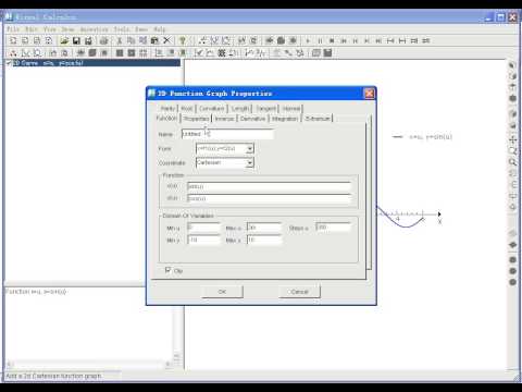 How to graph parametric function with Visual Calculus