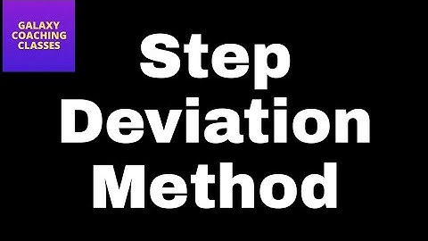 Step deviation method ll finding mean ll cbse maths class 10 chapter 14 statistics