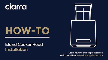 Island Cooker Hood CBCS4850 & CBCB4850 Installation Guide (Wooden Ceiling & Cement Ceiling)//How-to