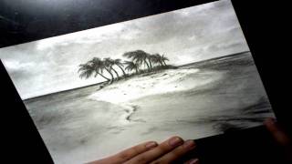 tropical Island Speed Drawing