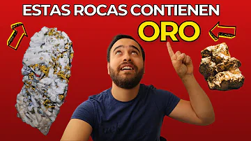 ¿En qué tipo de roca se encuentra el oro?