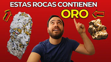 ¿Cuál es la roca más común en la que se encuentra el oro?