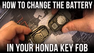 How to Change the Battery in your Honda Key Fob by Justin Fuller 1,535 views 8 months ago 1 minute, 24 seconds