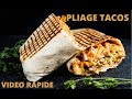 Pliage de tacos simple comme au snack lyonnais explicative rapide
