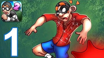 Robbery Bob 2 - Gameplay Walkthrough  - Mafioso: Levels 2 (iOS, Android)