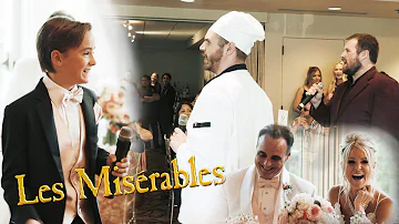 EPIC Wedding Les Mis FLASH MOB - One Day More! Watch until the surprise ending!!