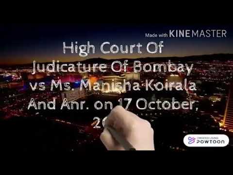 Pictorial Presentation of High Court of Judicature of Bombay v. Manisha Koirala and Anr(2002)