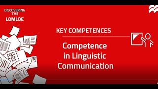 Discovering the LOMLOE: Key Competences - Competence in Linguistic Communication