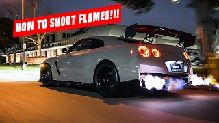 HOW TO SHOOT FLAMES IN YOUR GTR *ECU HACK*