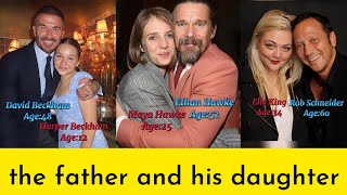 Wonderful pictures of celebrities with their daughters#hollywood #father