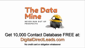 The Data Mine - TV "Shark" Demonstrates the Service Transforming Prospect Lead Generation