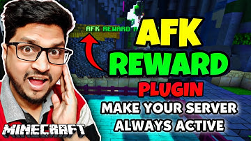 How to Add AFK Rewards in Your Minecraft Server | How to Add AFK Plugin in Aternos | AFK Rewards