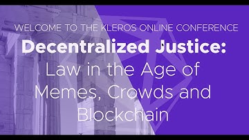 Kleros Online Conference - Introduction by Federico Ast