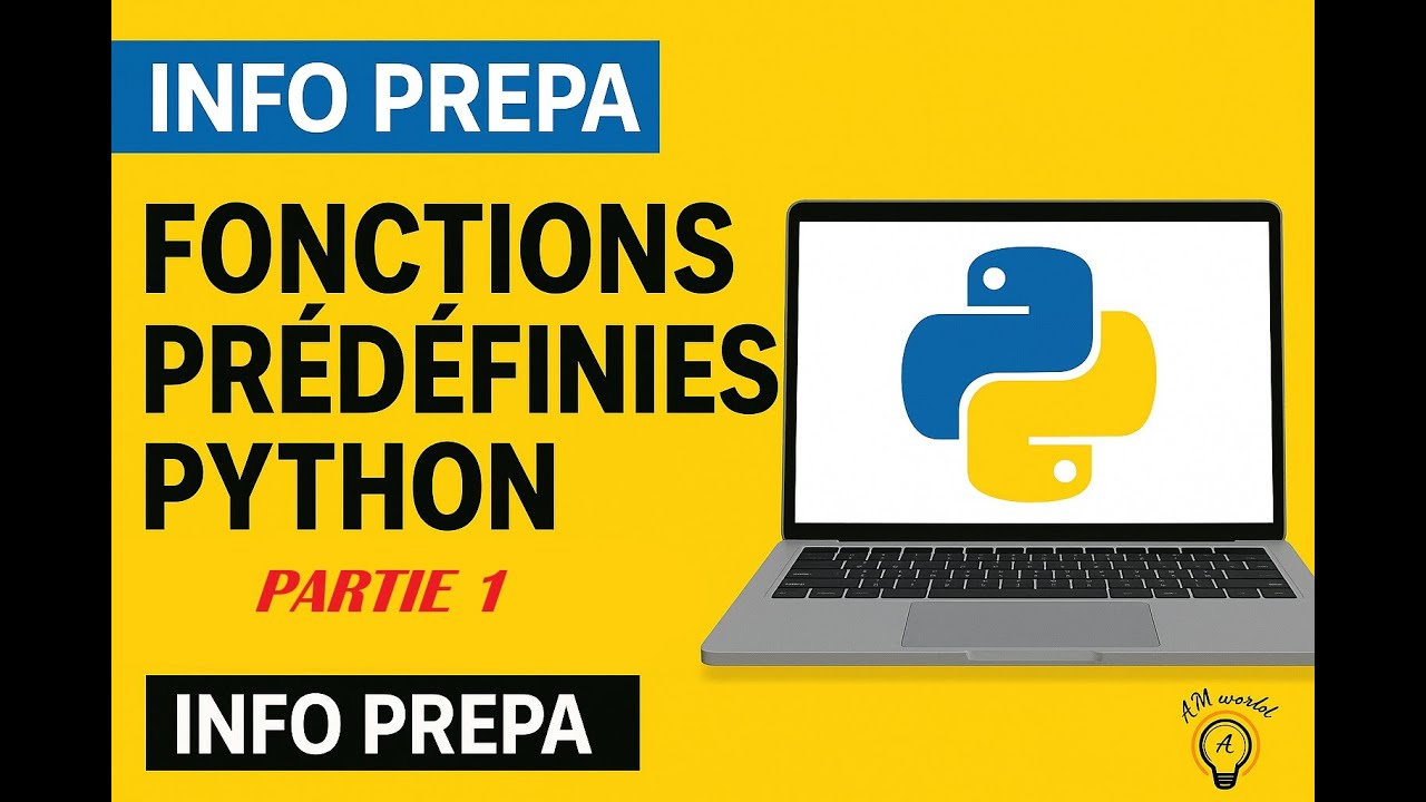 INFO PREPA | Fonctions prédéfinies en Python - Partie 1 - YouTube