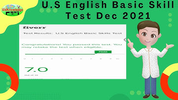 How to Pass Fiverr English Skills Test|Fiverr English Test Answers 2021 | Urdu/ Hindi |#VidKnowledge