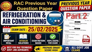 RAC previous year question paper // part 2 // KPSC rac question paper // rac important questions