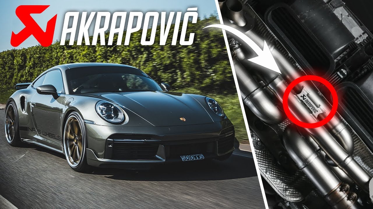 Akrapovic Slip-On Line Titanium Exhaust | Porsche 911 Turbo/Turbo S (991.2) (16-17) (S-PO/TI/6H) main image 1