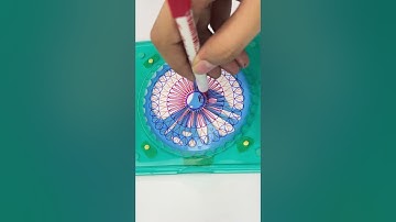 Spirograph ASMR Creations: Mesmerizing Patterns for Relaxation! #art #spirograph #shorts #asmr #2024