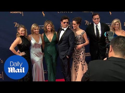 fuller house cast fills  red carpet  creative arts emmys youtube
