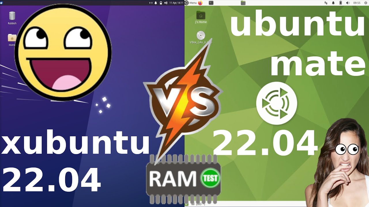 Xubuntu 22.04 vs Mubuntu 22.04: RAM Usage - YouTube