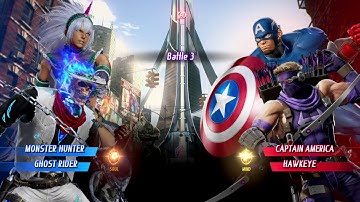 MARVEL VS. CAPCOM: INFINITE Monster Hunter Alt.,Ghost Rider Alt. Requested Gameplay In Arcade Mode