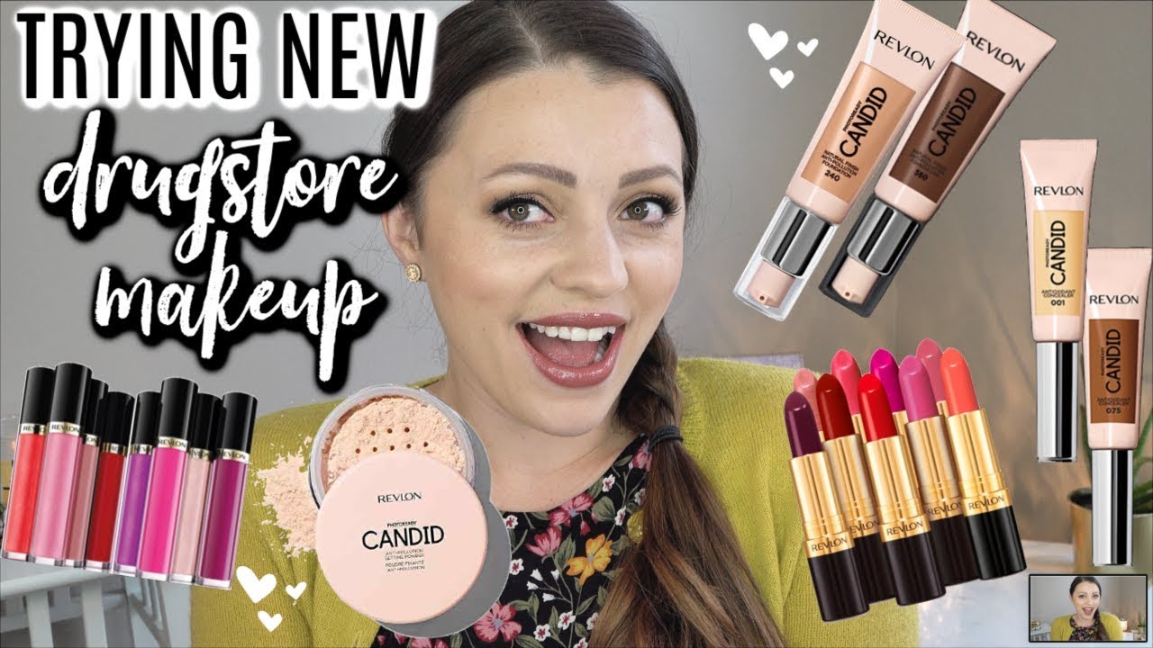 TRYING NEW DRUGSTORE MAKEUP | With Check-Ins Throughout the Day