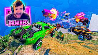 CARRERA PERO LOS COCHES DISPARAN! LOCURA TOTAL! - GTA 5 ONLINE