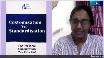 Business Session - Customisation Vs Standardisation
