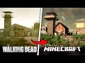 I Built and Defended the Walking Dead Prison in Minecraft