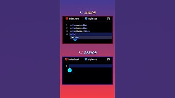 Junior🤓 vs Senior😎 Developer⚔️| Html🚀#coding #shorts #css #java #viral #shortsfeed #machinelearning